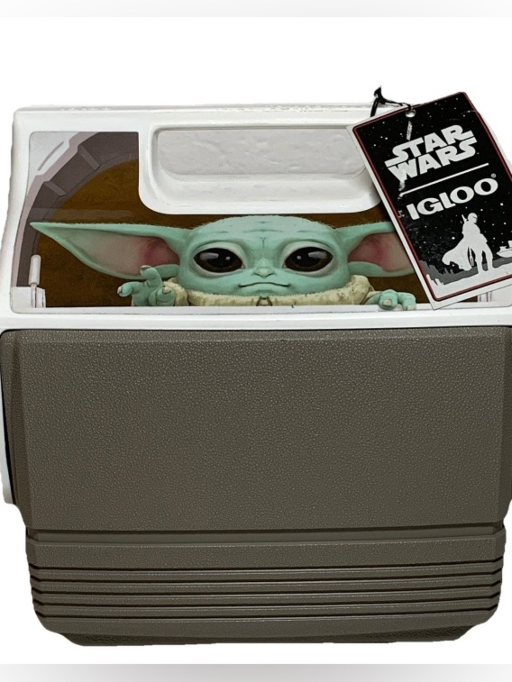 Star Wars Playmate Mini Igloo Cooler The Mandalorian Child Grogu 6 Cans NWT